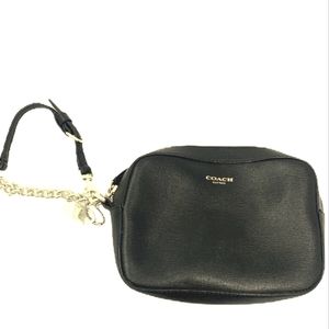 Coach Wristlet with Chain